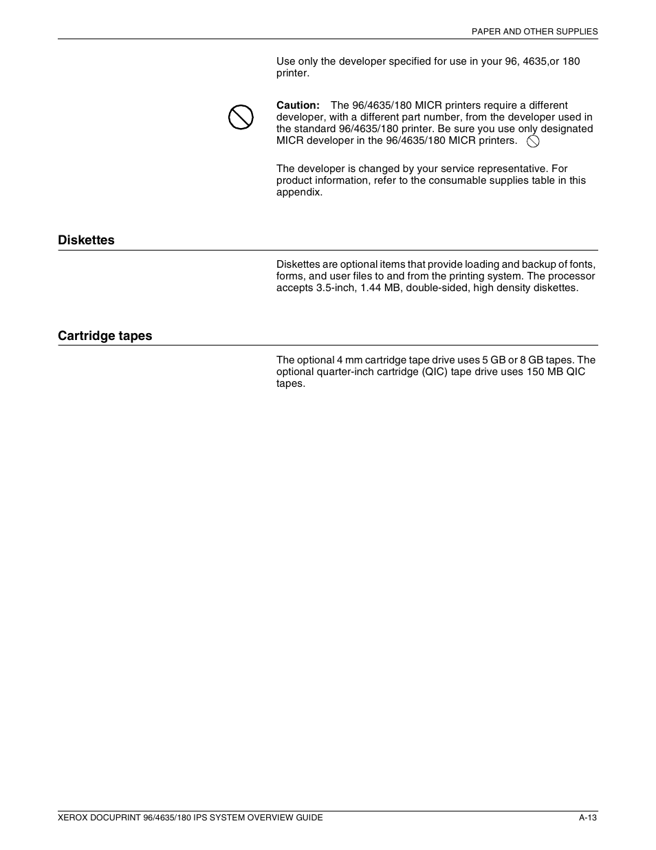 Xerox 96 User Manual | Page 77 / 101