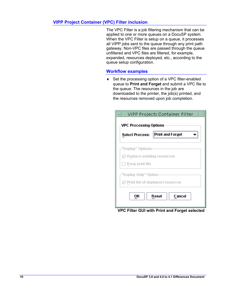 Vipp project container (vpc) filter inclusion | Xerox 4.2 User Manual | Page 14 / 34
