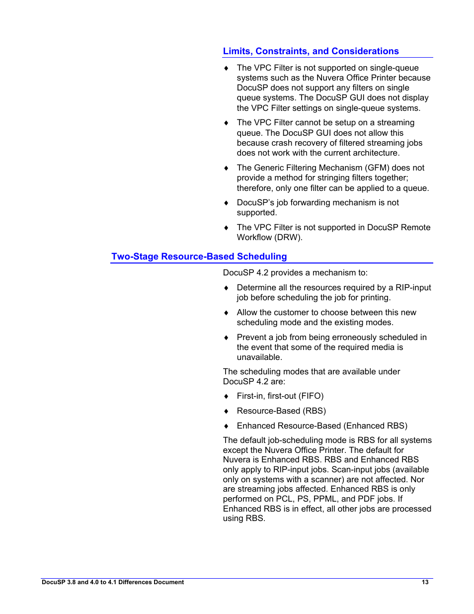 Two-stage resource-based scheduling | Xerox 4.2 User Manual | Page 17 / 34