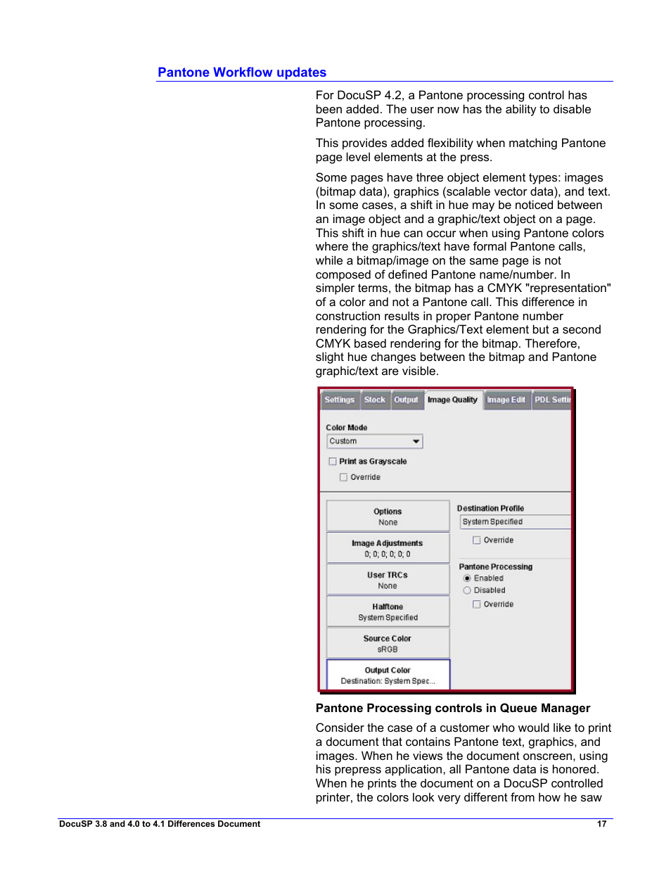 Pantone workflow updates | Xerox 4.2 User Manual | Page 21 / 34