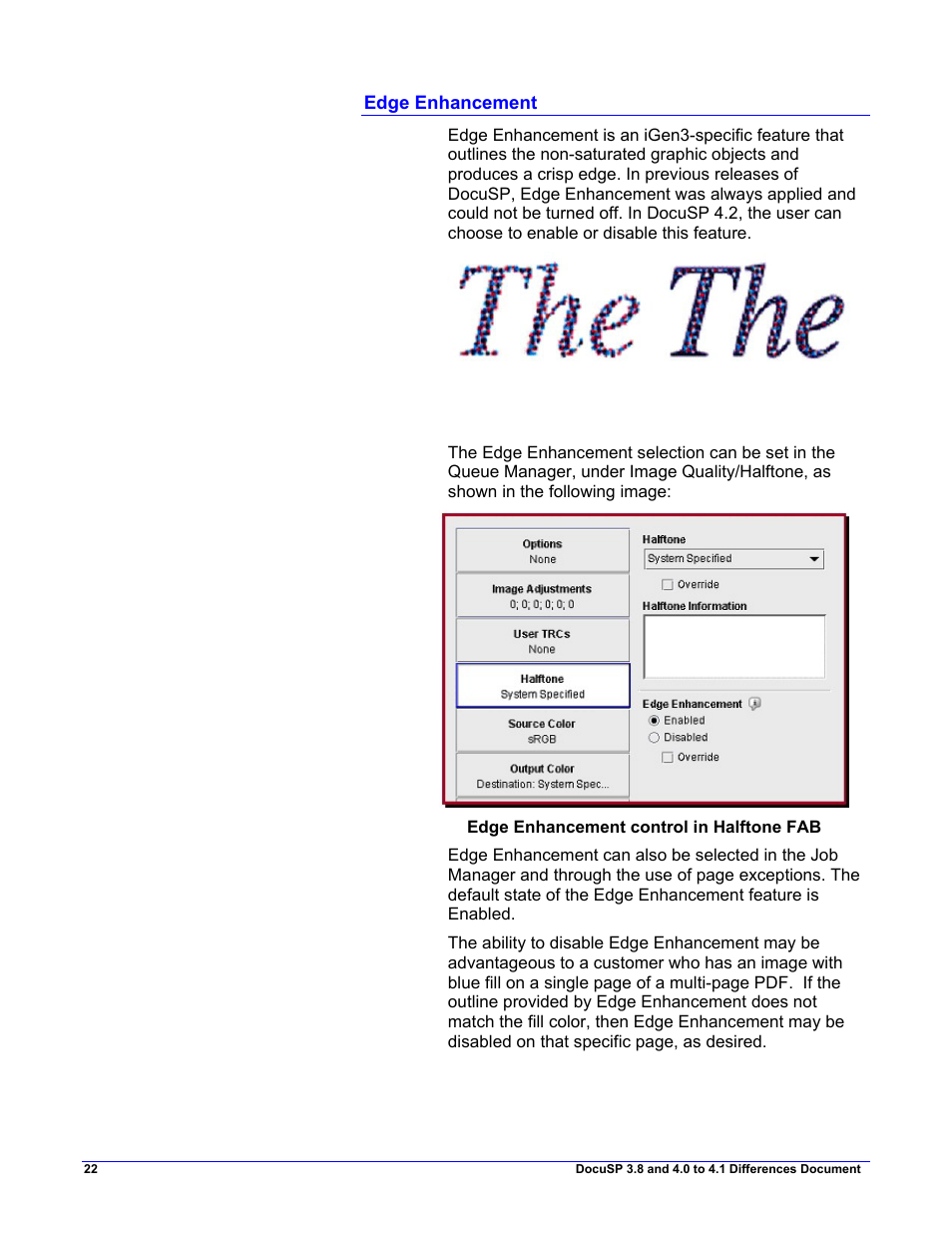 Edge enhancement | Xerox 4.2 User Manual | Page 26 / 34