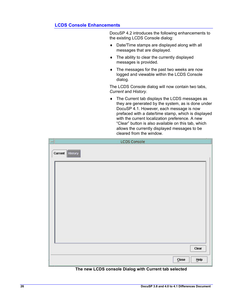 Lcds console enhancements | Xerox 4.2 User Manual | Page 30 / 34