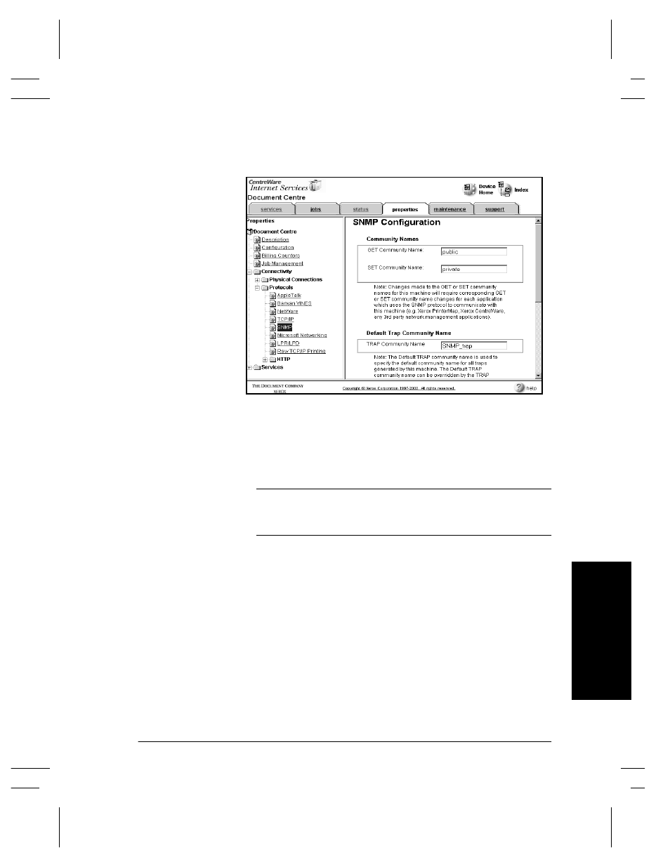 16 . int ern et se rv ic es | Xerox 480 ST User Manual | Page 165 / 322