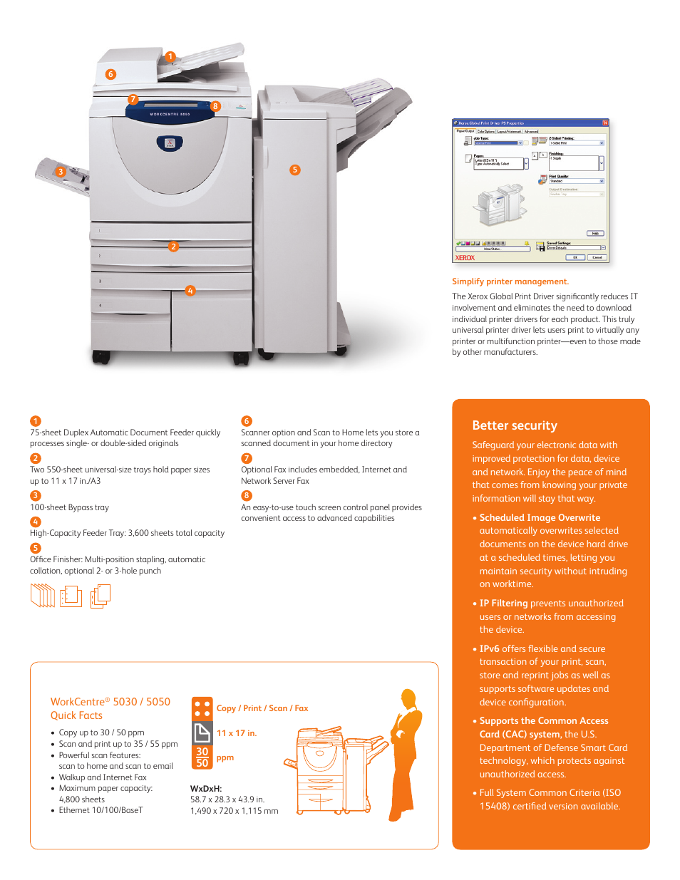 Better security | Xerox 5050 User Manual | Page 3 / 4