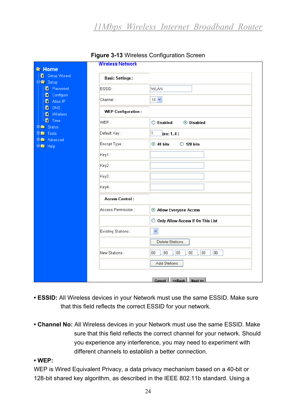 11mbps wireless internet broadband router | Xerox 2314 User Manual | Page 25 / 53