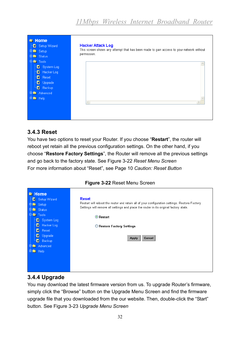 11mbps wireless internet broadband router | Xerox 2314 User Manual | Page 33 / 53