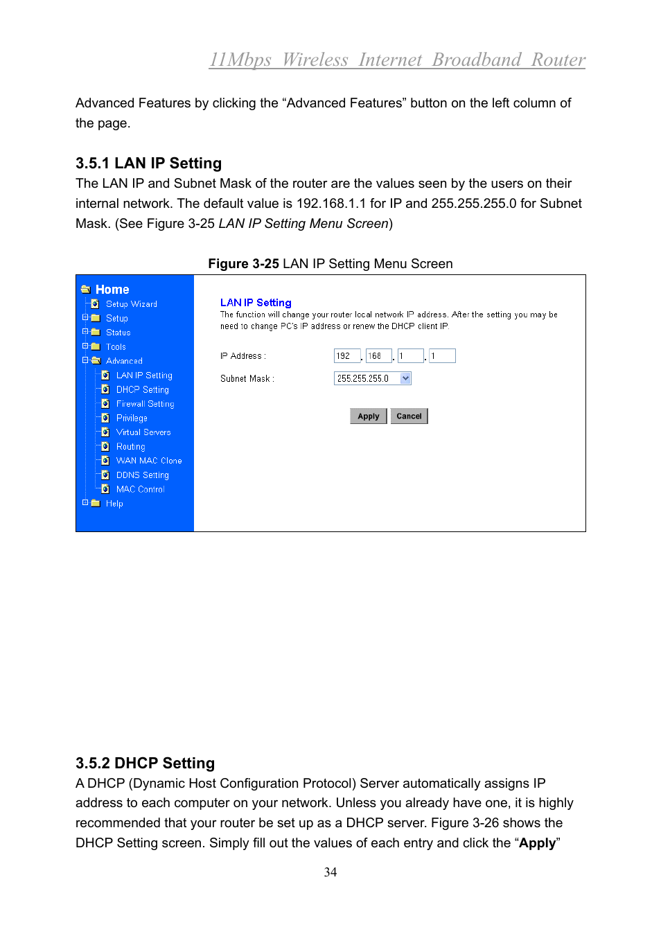 11mbps wireless internet broadband router | Xerox 2314 User Manual | Page 35 / 53