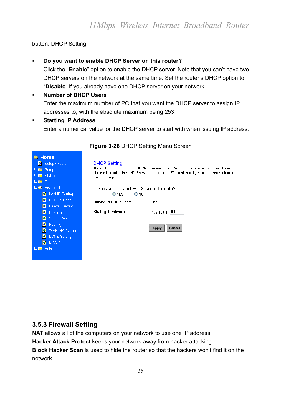 11mbps wireless internet broadband router | Xerox 2314 User Manual | Page 36 / 53