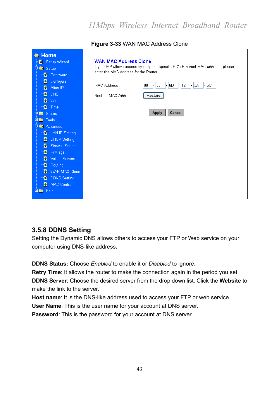 11mbps wireless internet broadband router | Xerox 2314 User Manual | Page 44 / 53