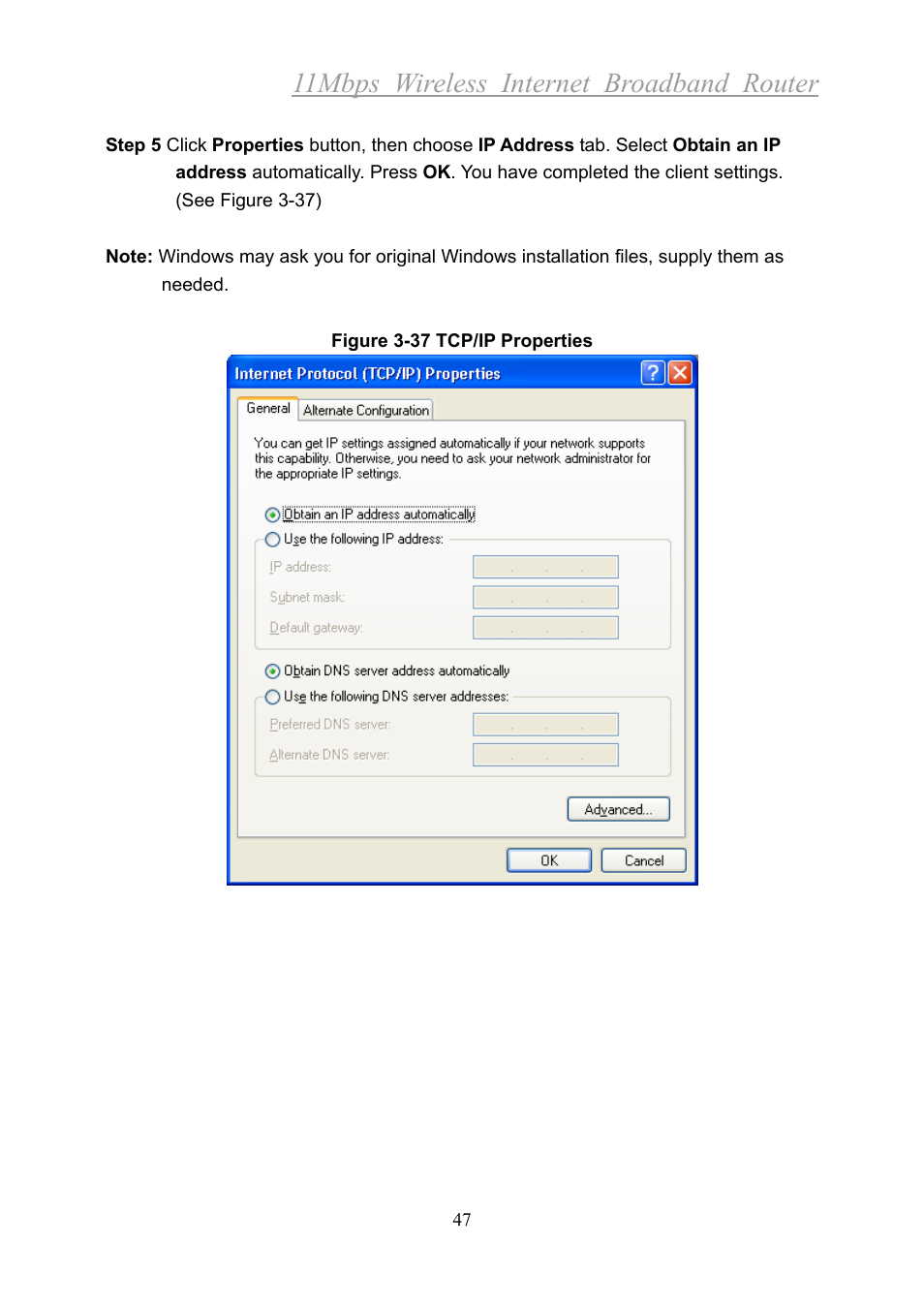 11mbps wireless internet broadband router | Xerox 2314 User Manual | Page 48 / 53