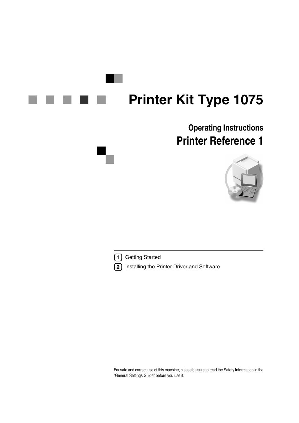 Xerox 1075 User Manual | 64 pages