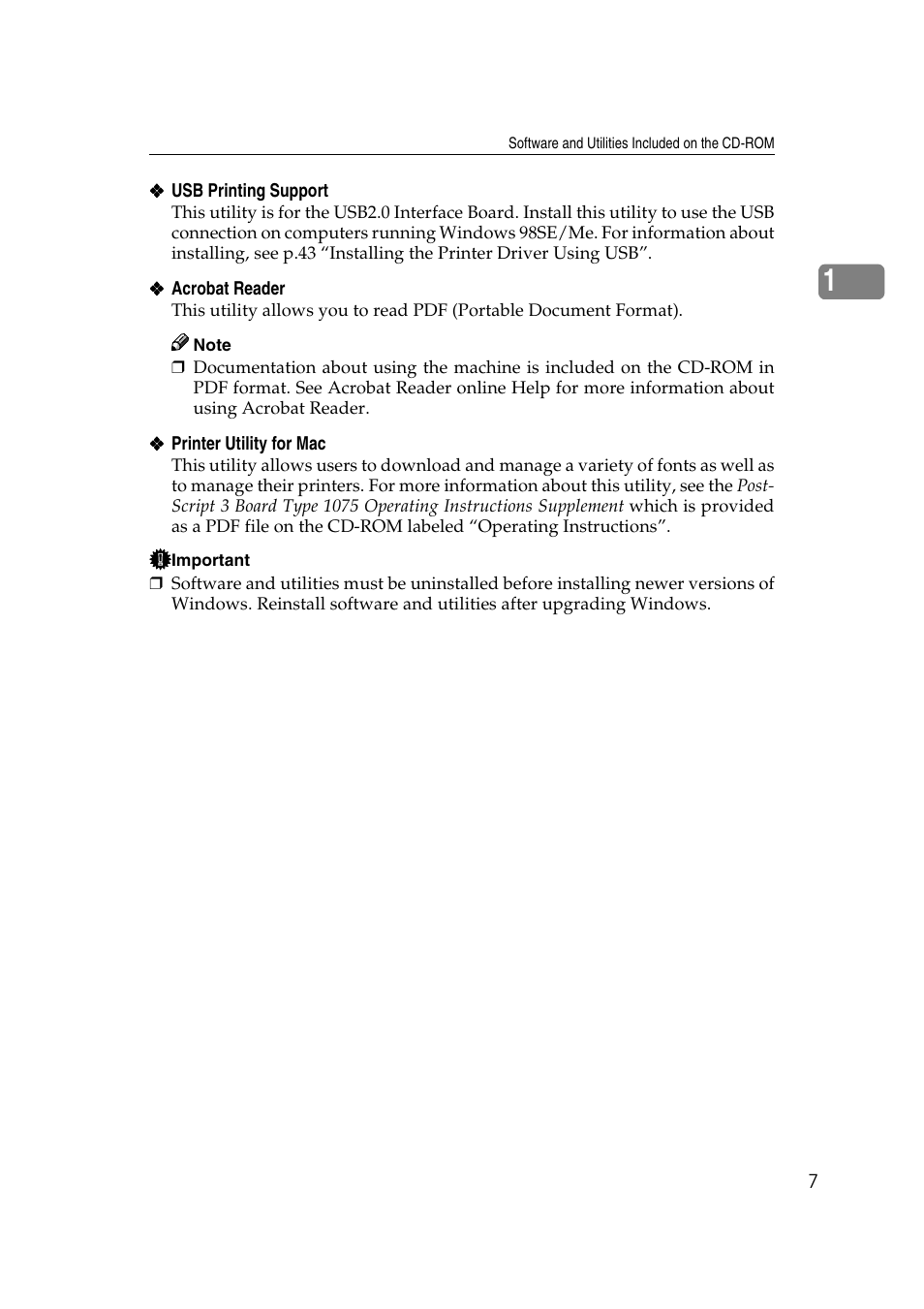 Xerox 1075 User Manual | Page 13 / 64