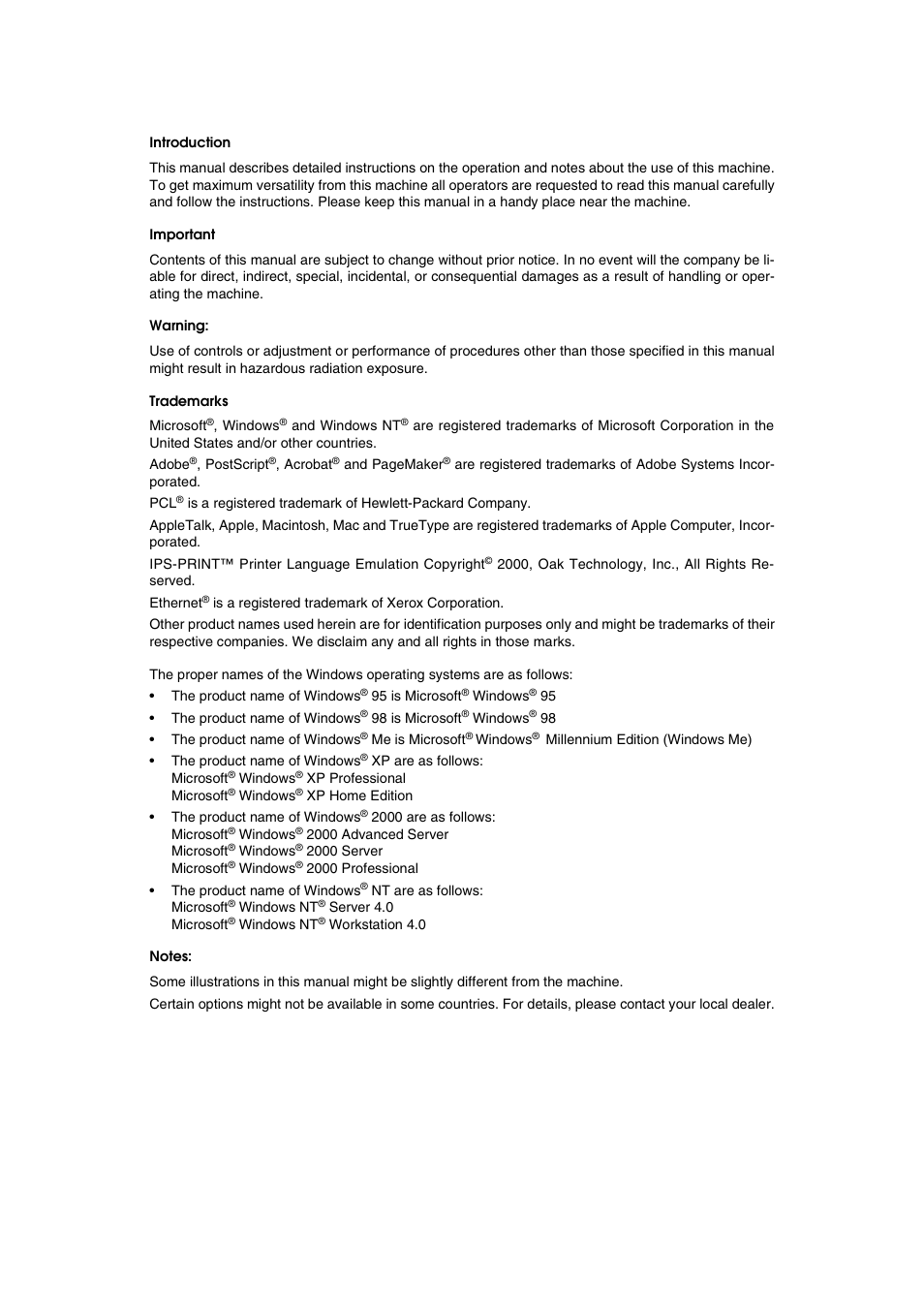 Xerox 1075 User Manual | Page 3 / 64