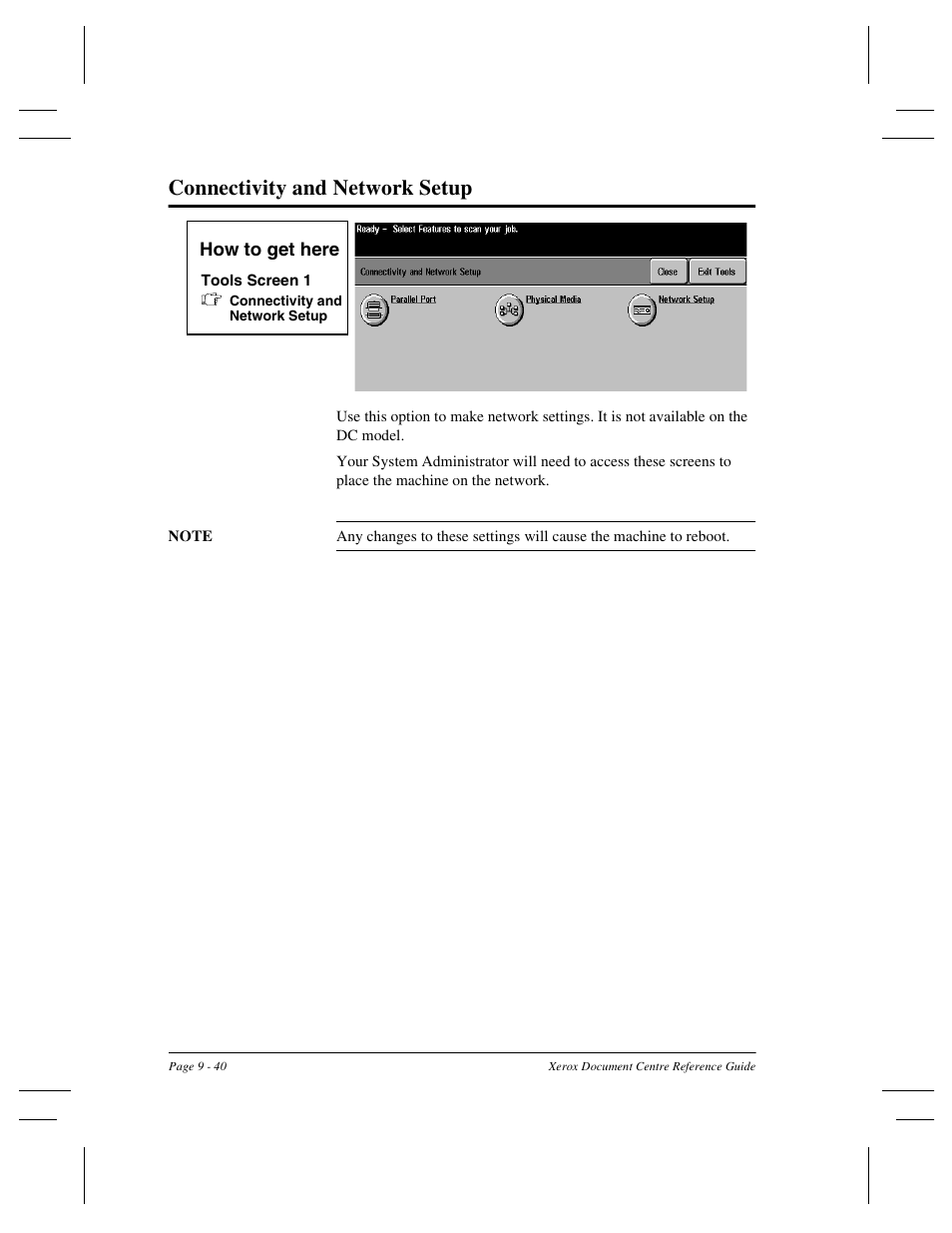 Connectivity and network setup | Xerox 470 User Manual | Page 172 / 326