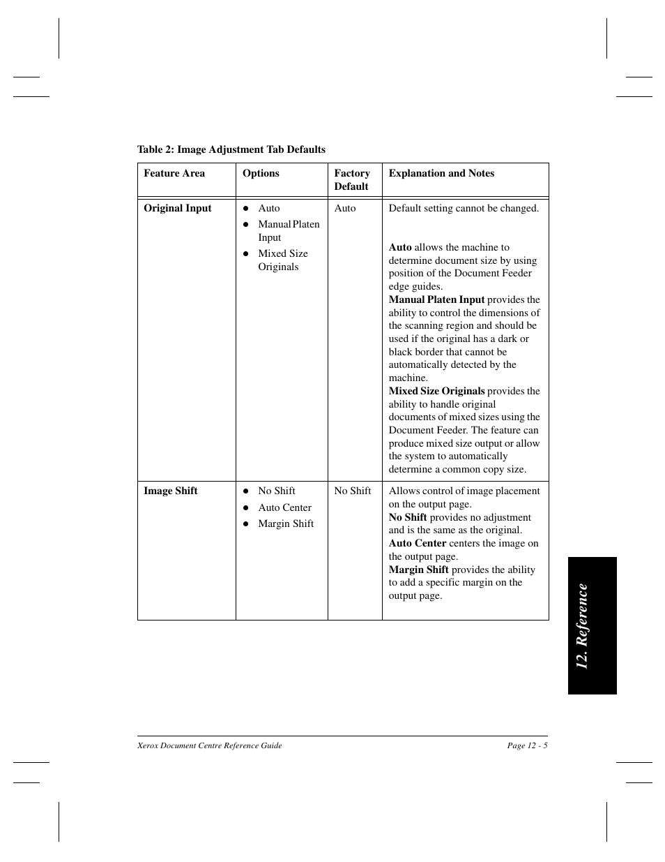 Re fer ence | Xerox 470 User Manual | Page 231 / 326