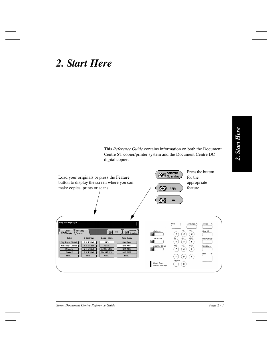 Start here | Xerox 470 User Manual | Page 29 / 326