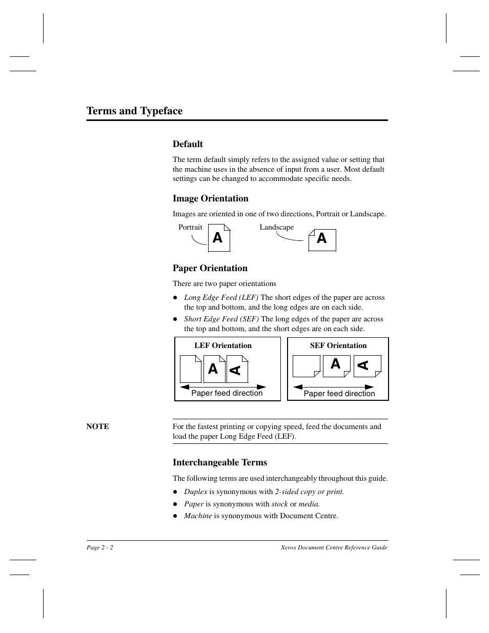 Terms and typeface | Xerox 470 User Manual | Page 30 / 326