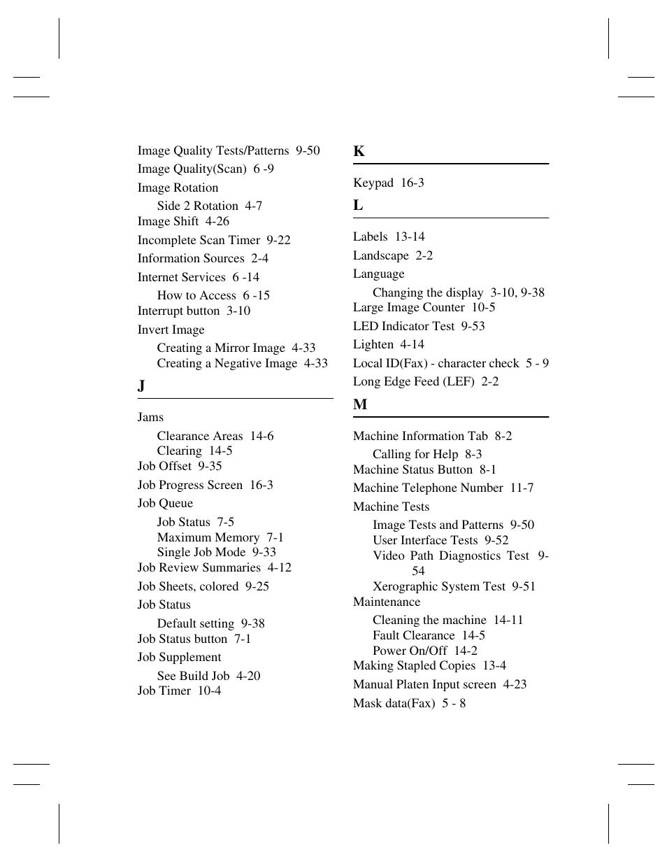 Xerox 470 User Manual | Page 319 / 326