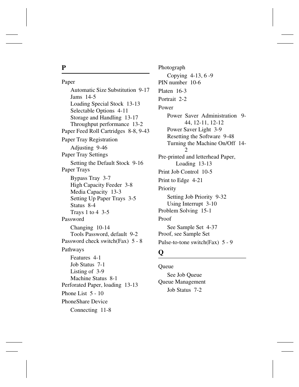 Xerox 470 User Manual | Page 321 / 326