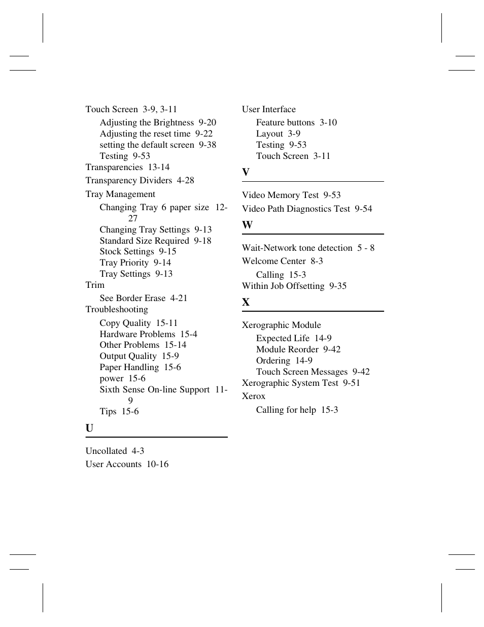 Xerox 470 User Manual | Page 324 / 326