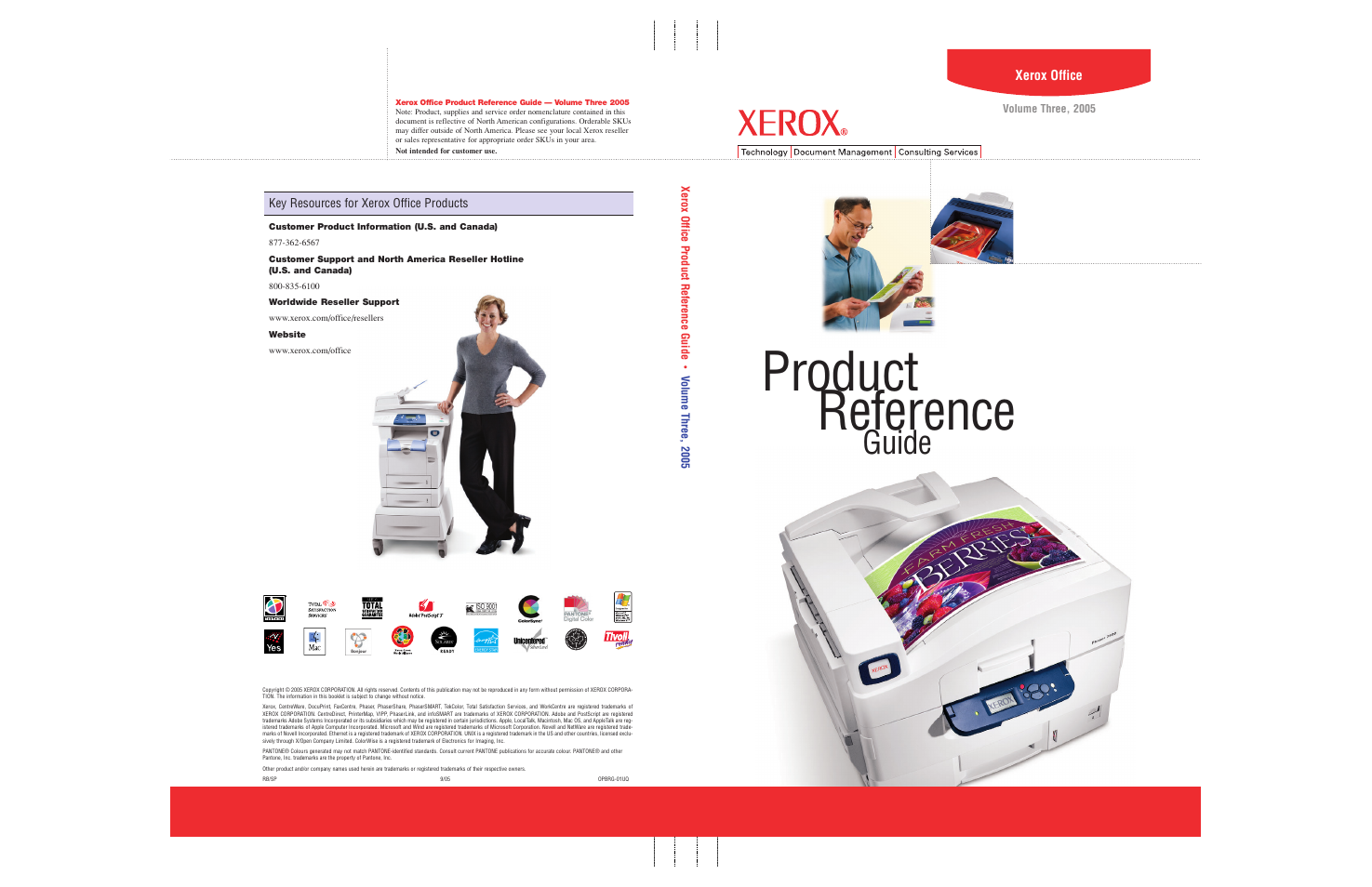 Product reference, Guide | Xerox Color Laser Printer User Manual | Page 108 / 108