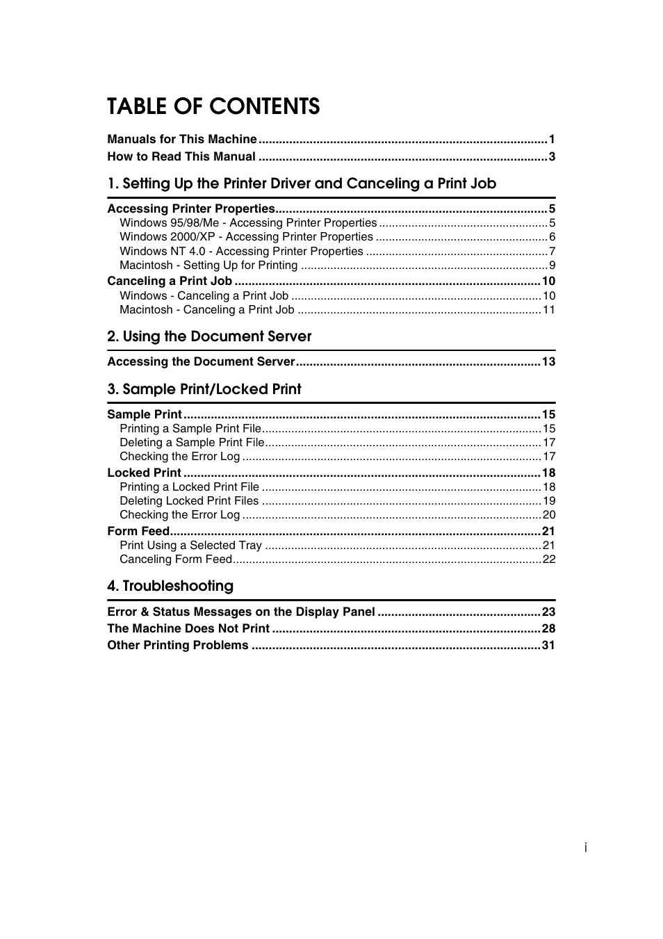 Xerox 2045e User Manual | Page 3 / 78