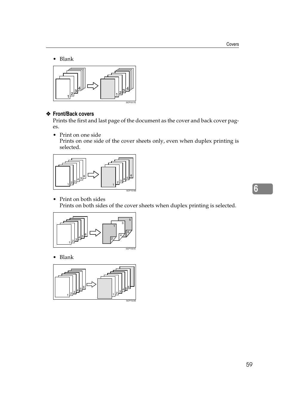 Front/back covers, Blank | Xerox 2045e User Manual | Page 63 / 78