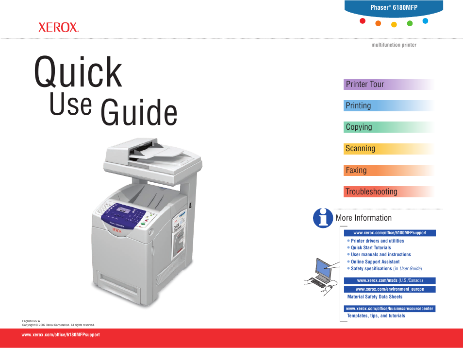 Xerox 6180MFP User Manual | 15 pages