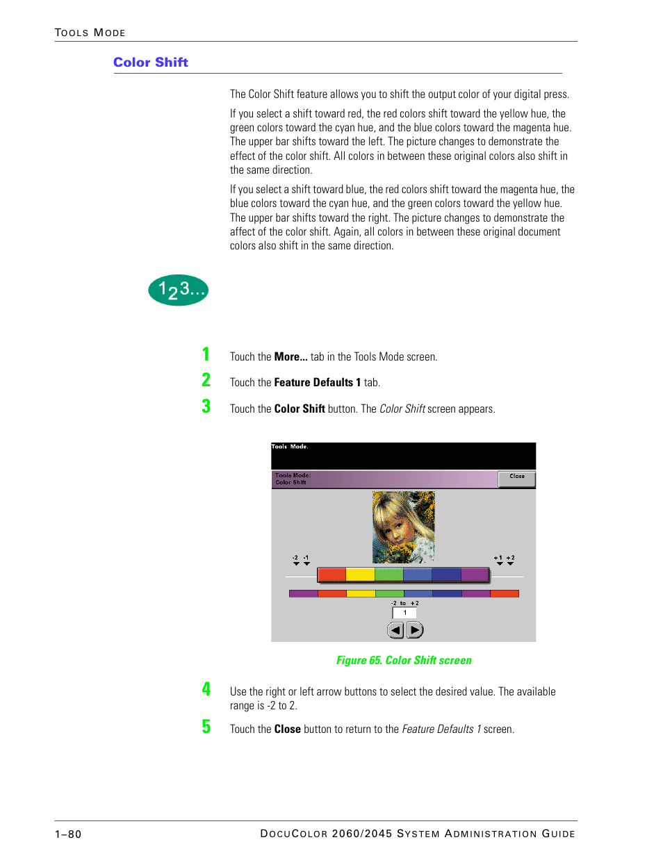 Color shift | Xerox DocuColor 2045 User Manual | Page 102 / 144
