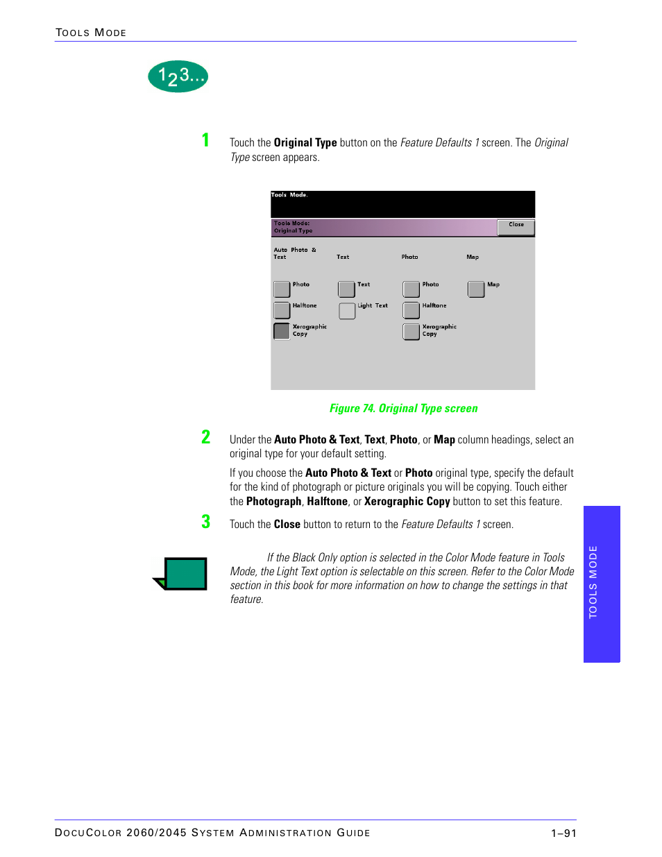 Xerox DocuColor 2045 User Manual | Page 113 / 144