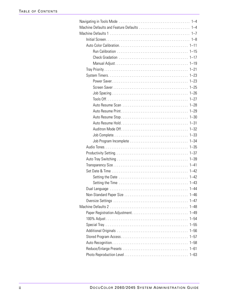 Xerox DocuColor 2045 User Manual | Page 4 / 144