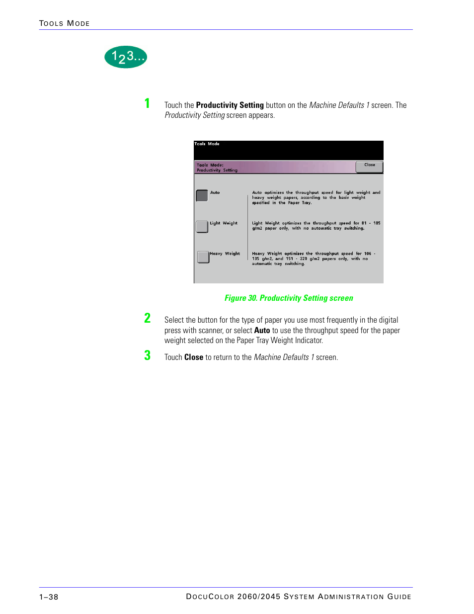 Xerox DocuColor 2045 User Manual | Page 60 / 144