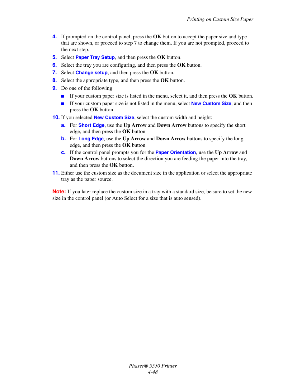 Xerox 5550 User Manual | Page 109 / 237