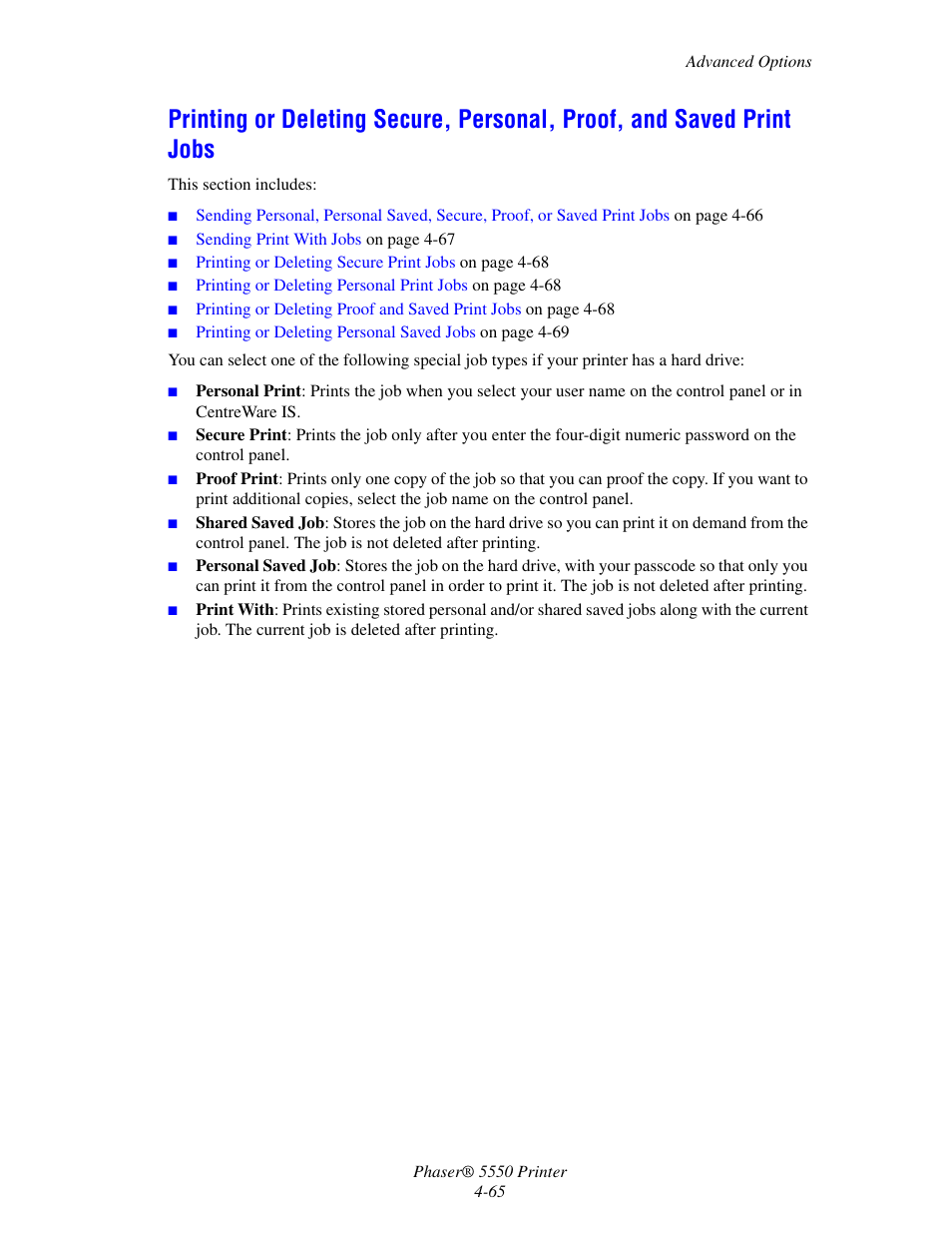 Xerox 5550 User Manual | Page 126 / 237