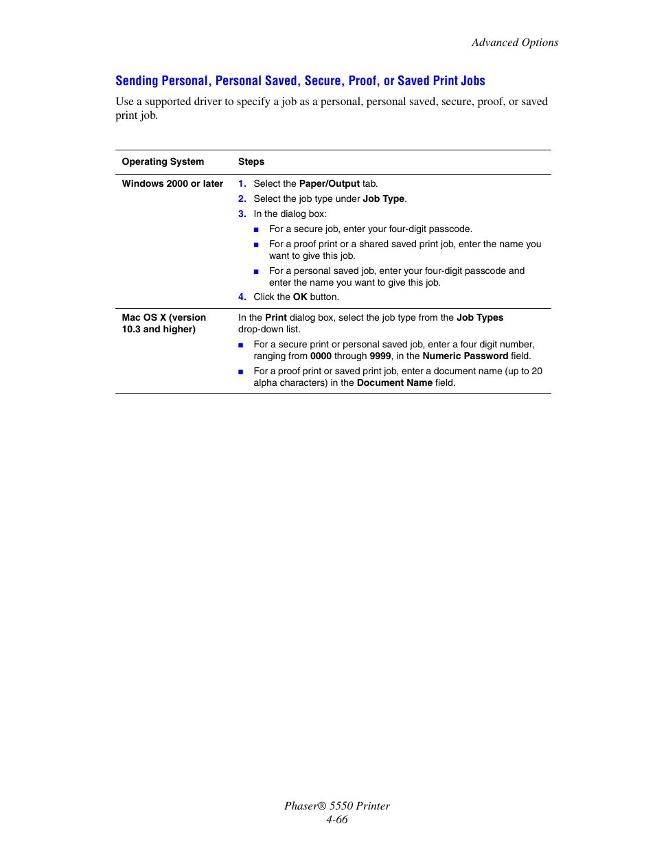 Xerox 5550 User Manual | Page 127 / 237