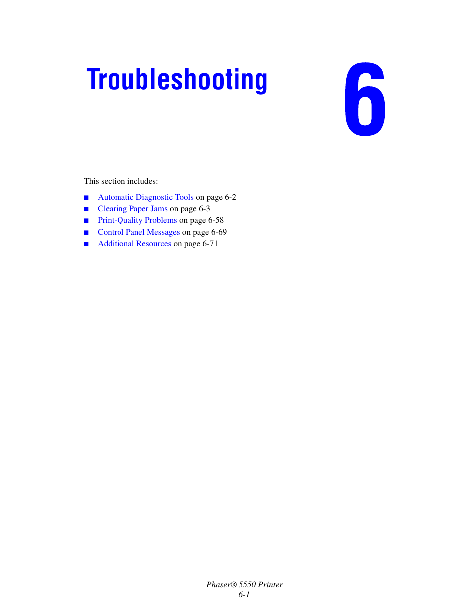 Troubleshooting | Xerox 5550 User Manual | Page 145 / 237