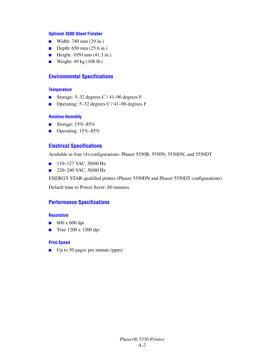 Xerox 5550 User Manual | Page 222 / 237