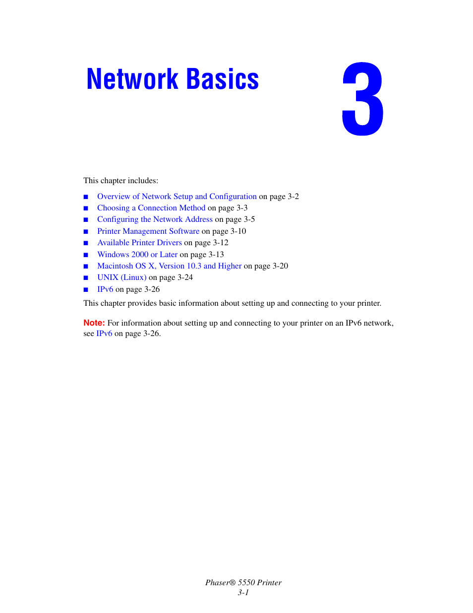 Network basics | Xerox 5550 User Manual | Page 31 / 237