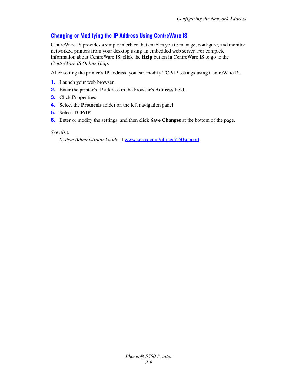 Xerox 5550 User Manual | Page 39 / 237