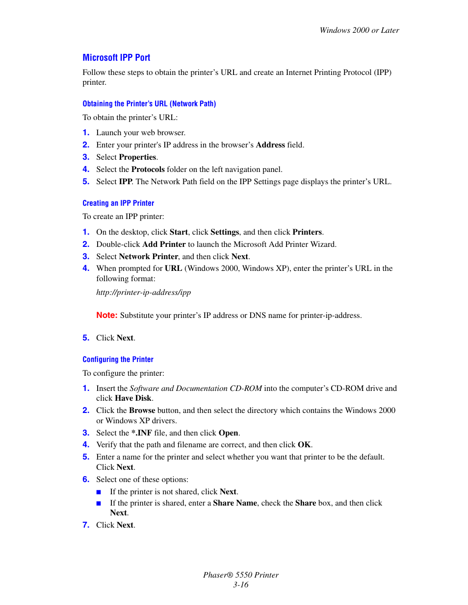 Xerox 5550 User Manual | Page 46 / 237