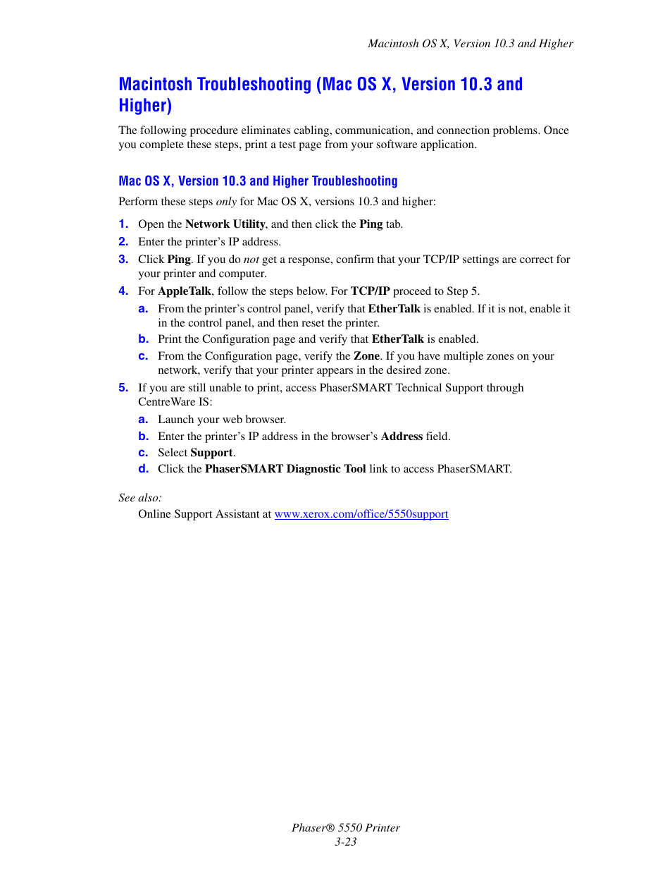 Xerox 5550 User Manual | Page 53 / 237