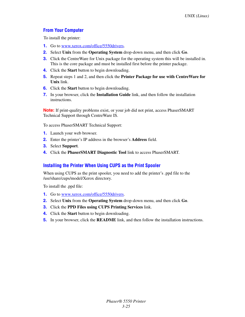 Xerox 5550 User Manual | Page 55 / 237