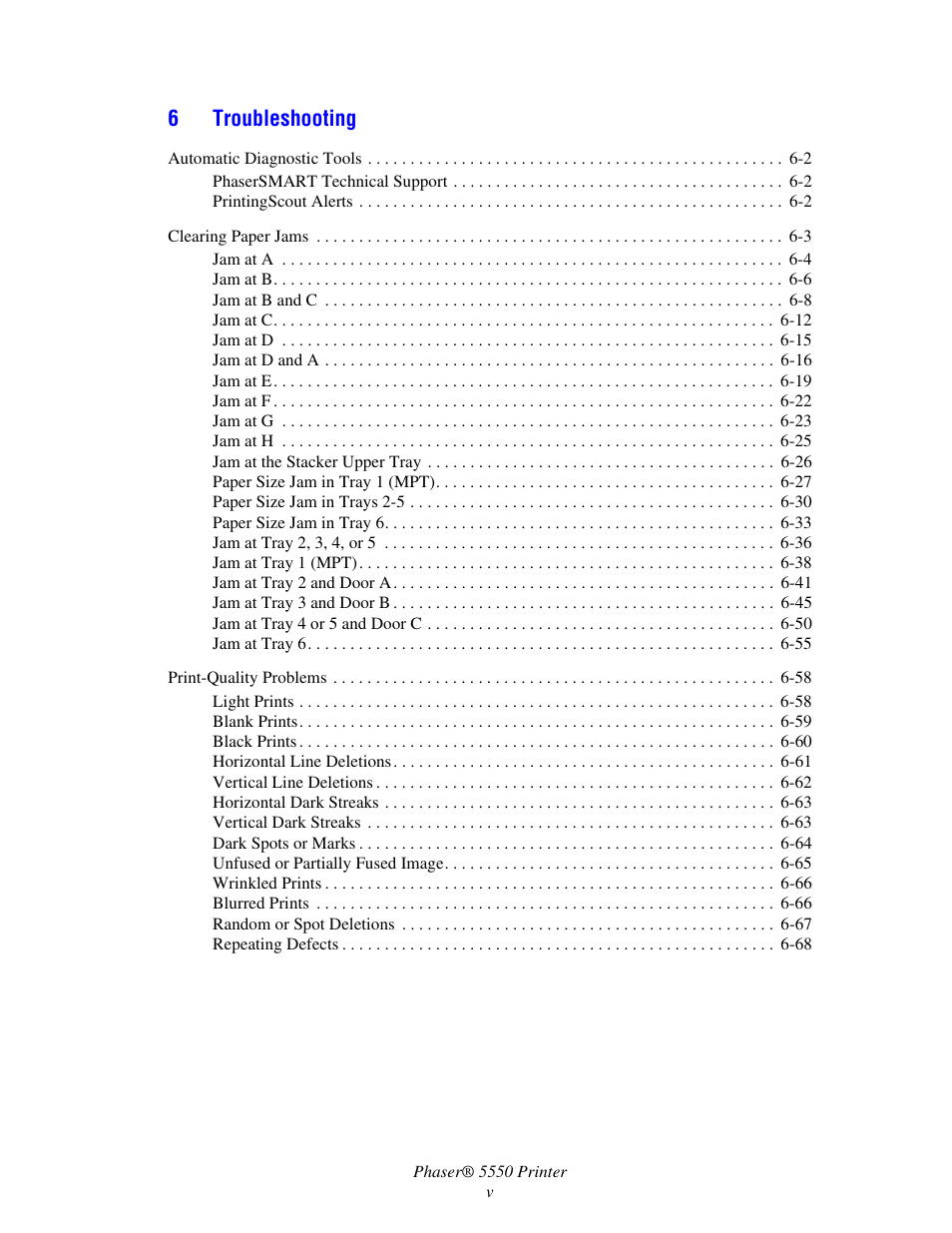 Xerox 5550 User Manual | Page 7 / 237