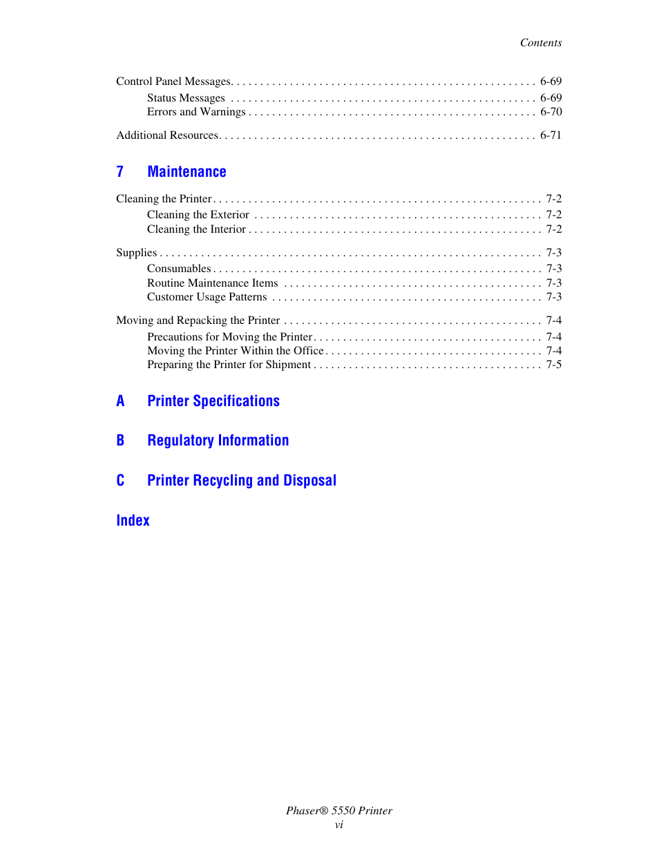Xerox 5550 User Manual | Page 8 / 237