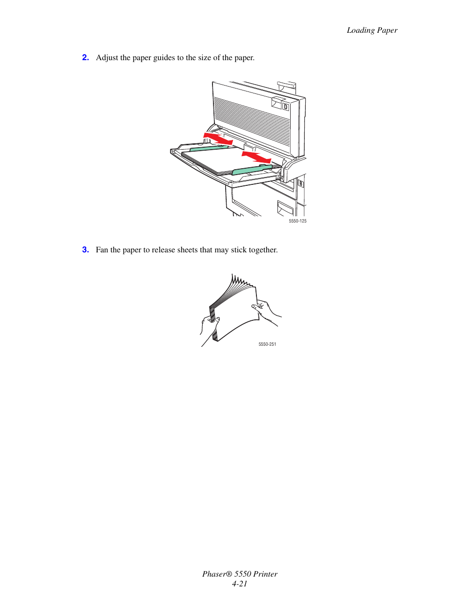 Xerox 5550 User Manual | Page 82 / 237