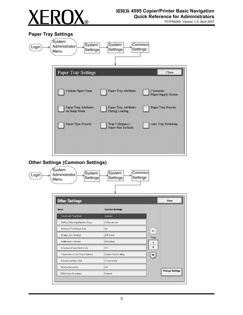 Xerox 4595 User Manual | Page 3 / 6