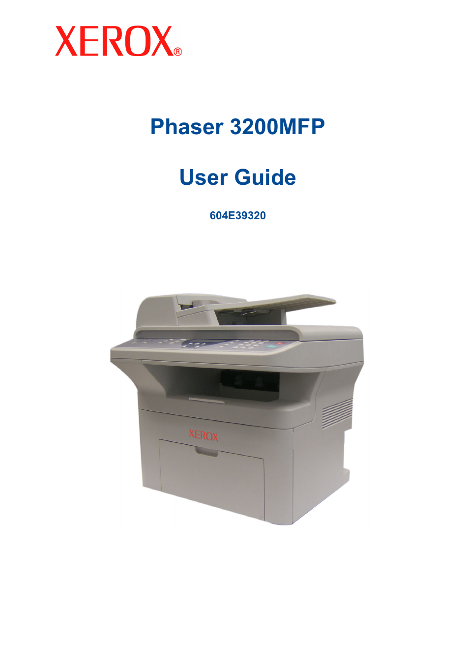 Xerox 3200MFP User Manual | 236 pages