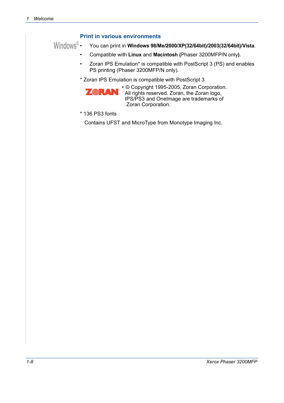 Xerox 3200MFP User Manual | Page 16 / 236