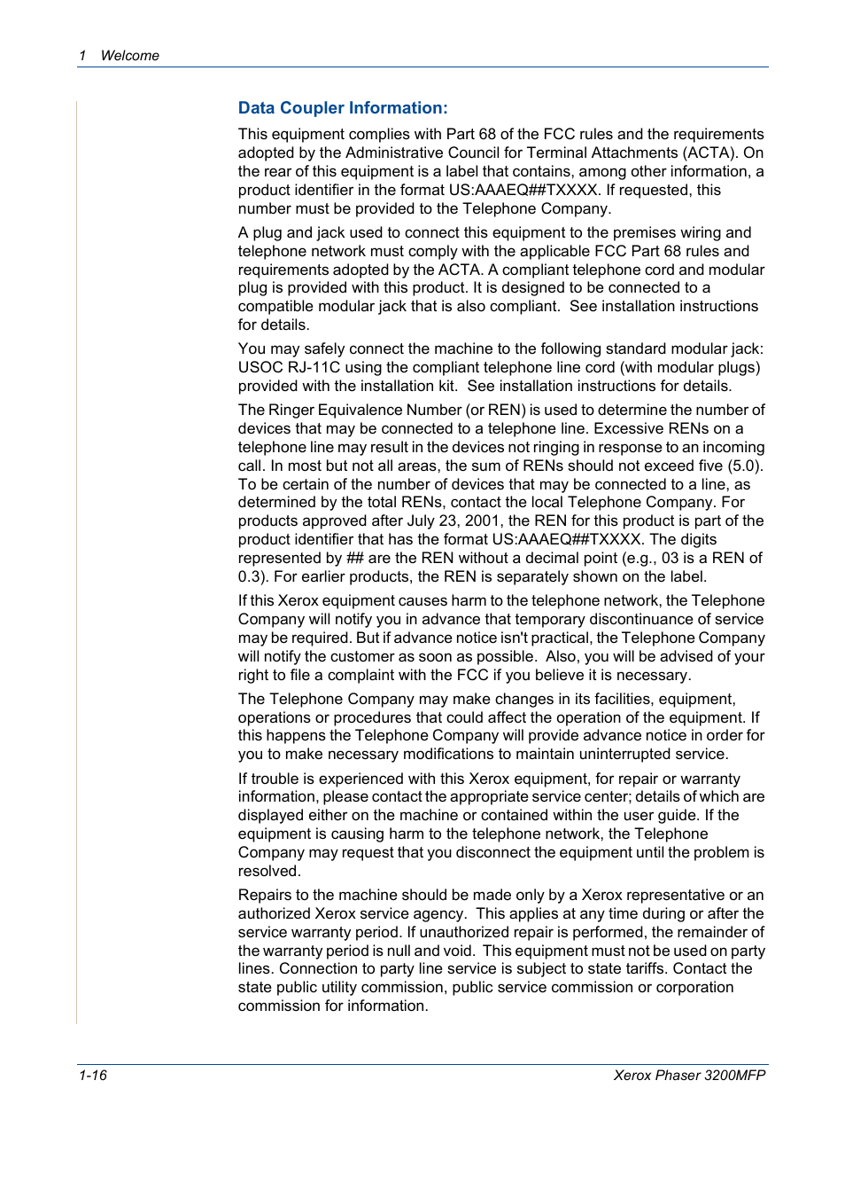 Xerox 3200MFP User Manual | Page 24 / 236