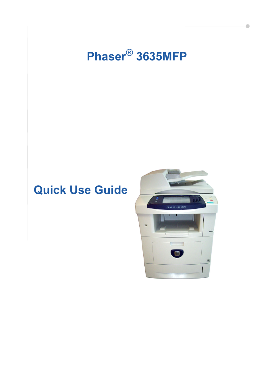 Xerox 3635MFP User Manual | Page 3 / 42